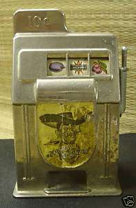 Rexco Las Vegas Nev.10 Cent Bank Slot Machine Metal USA  