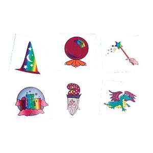Wizard Temporary Tattoos  Toys & Games  