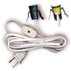 National Electrical Clip In Style Cord Set With Socket, Switch And 