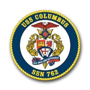  US Navy Ship USS Columbus SSN 762 Decal Sticker 3.8 6 