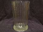 Depression Glass Vase, Hobnail, 9H x 5 1/2Dia.
