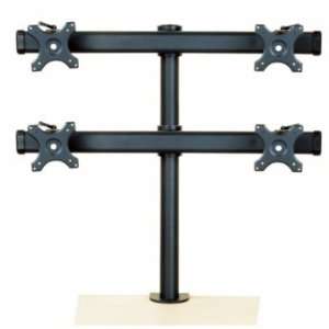 Mount Monitor Stand for Four 15   27 Displays with C Clamp Mounting 
