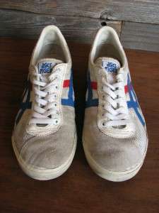 VINTAGE 80S ASICS TIGER VOLLEYBALL SHOES ORIGINAL US9.5 100% AUTHENTIC 