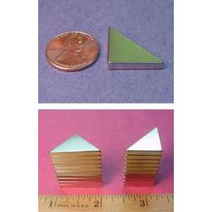  5 Pieces of 3/4 X 3/4 X 1.1 X 1/8 Thick Triangle N38 