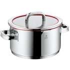 WMF Function 4 High Casserole with Lid, 6 Quart