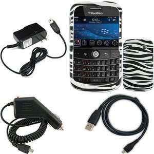  iNcido Brand Blackberry Bold Touch 9900 Combo Black/White 