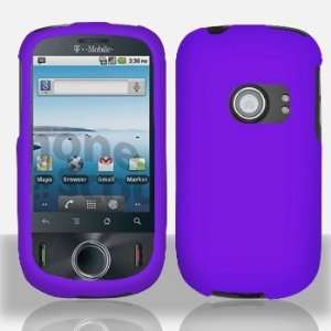  Purple Hard Plastic Rubberized Case Cover for Huawei Comet 