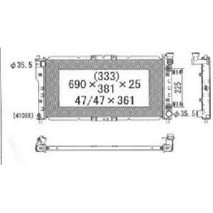  1992 1997 MAZDA 626 2.0L/2.2L RADIATOR Automotive