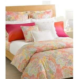  Jamaica Paisley Coral King Comforter Cover Duvet
