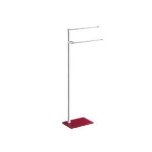   Towel Stand with Red Thermoplastic Resins Base 7831 06