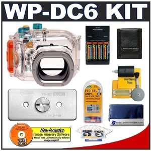  Canon WP DC6 Waterproof Case + Multi Voltage Charger with 