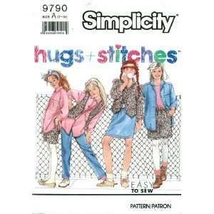   Pattern Girls Hugs & Stitches Pants Shorts Shirt Vest Size 7   14