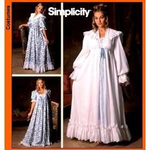 SIMPLICITY PATTERN 5188 VINTAGE CLOSET TURN OF THE CENTURY NIGHTGOWN 