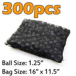 300pcs Aquarium 1.25 Bio Balls Filter Media FREE Bag Wet/Dry Koi Fish 