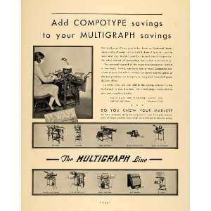   Sales Compotype Cleveland   Original Print Ad