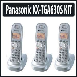  Panasonic KX TGA630S 3 Pack Electronics