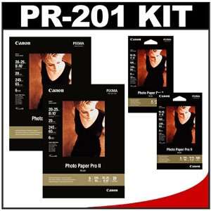 Canon PR 201 Pixma Photo Paper Pro II Kit   4x6 (200 