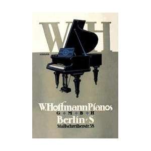  W Hoffman Pianos   Berlin 20x30 poster