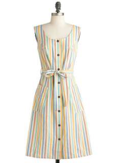 Vintage Inspired Striped Dress  Modcloth