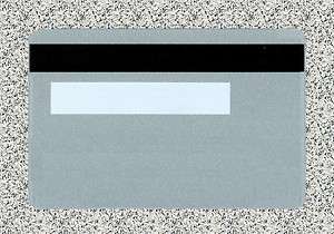   Magnetic Stripe Cards Credit Card ID Type( Signature Panel)  