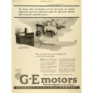  1920 Ad G E General Hydro Electric Plant Women Workers 
