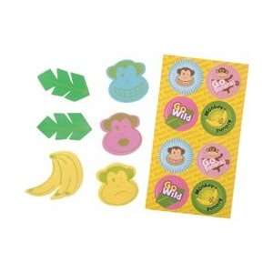  Darice Foam Scented Stickers ?/Ounces Go Bananas Monkey; 6 