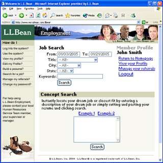 Bean Employment Help   How do I search for a job?