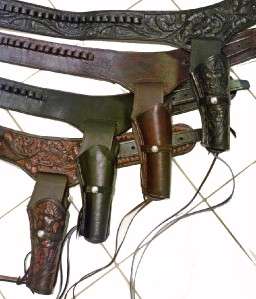 WESTERN Cowboy Gun Belt HOLSTER RIG   Hand Tooled   Better Than a 