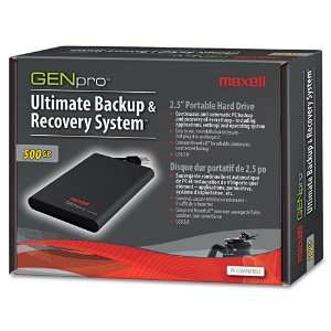   Portable Hard Drive 500GB USB 5400 Rpm Hassle Free Recovery Easy Setup