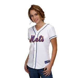  New York Mets Womens Replica Jersey by Majestic Athletic 