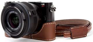   Case for Samsung Digital Camera NX200 with Neck Strap Brown  