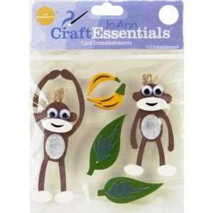   Craft Essentials Monkey Business Embellishment Arts, Crafts & Sewing