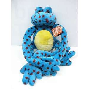    Plush 36 Long Legged Frog (Blue)   Piggyback Pal Toys & Games