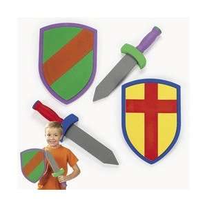  FOAM SWORDS AND ARMOR SETS (6 sets)   BULK Toys & Games