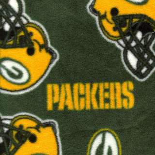 Green Bay Packers NFL Fabrics Green Bay Packers Polar Fleece New Print 