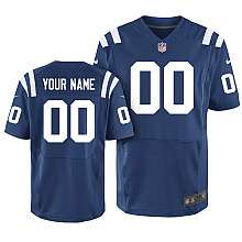 Mens Nike Indianapolis Colts Customized Elite Team Color Jersey (40 
