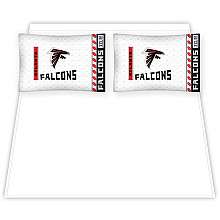 Sports Coverage Atlanta Falcons Microfiber Queen Sheet Set    