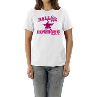 Reebok Dallas Cowboys Breast Cancer Awareness Womens Ribbon Esque 