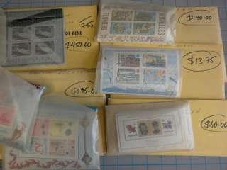 BRITISH PACIFIC  Accumulation of S/S & Sheetlets, MNH  