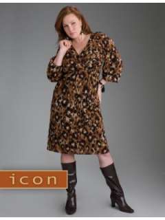 LANE BRYANT   Leopard print dress from our Icon Collection customer 