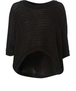 Black (Black) Knitted Oversized Jumper  211745201  New Look