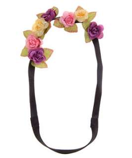 Fuscia (Pink) Flower Garland Headband  248814977  New Look