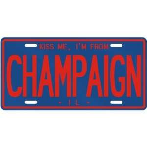   FROM CHAMPAIGN  ILLINOISLICENSE PLATE SIGN USA CITY