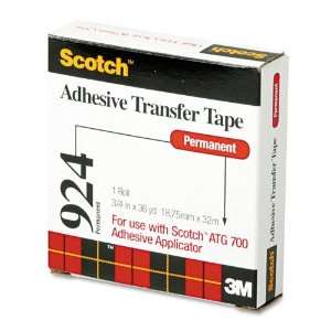  Scotch  Adhesive Transfer Tape Roll, 3/4 Wide x 36 Yards 
