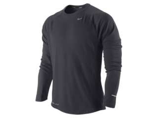  Nike Dri FIT UV Miler Long Sleeve Mens Running Shirt