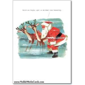  Funny Christmas Cards Wicked One Brewing Humor Greeting 