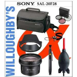  Sony SAL20F28 20mm f2.8 Wide Angle Lens + Sony SH0013 