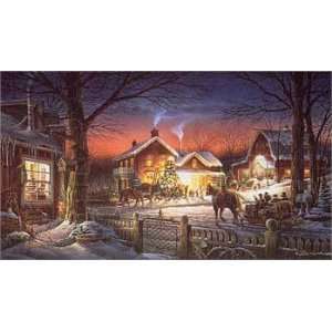  Terry Redlin   Trimming the Tree Canvas