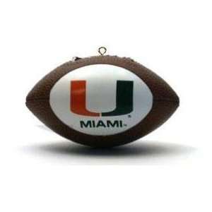  Miami Hurricanes Ornaments Football