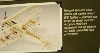   ** SE5A Electric powered R/C Sport Scale ARF Bi Plane Kit  
